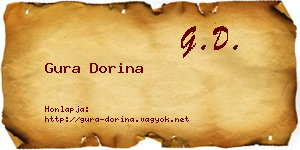 Gura Dorina névjegykártya